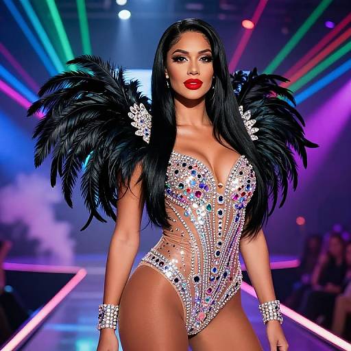 Glamorous Vegas Showgirl Spotlight