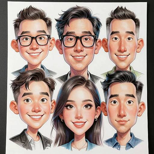 Dynamic Caricature Generator with Flair