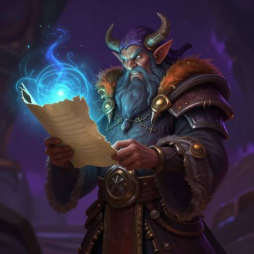 World of Warcraft Gnome Mage Illustration