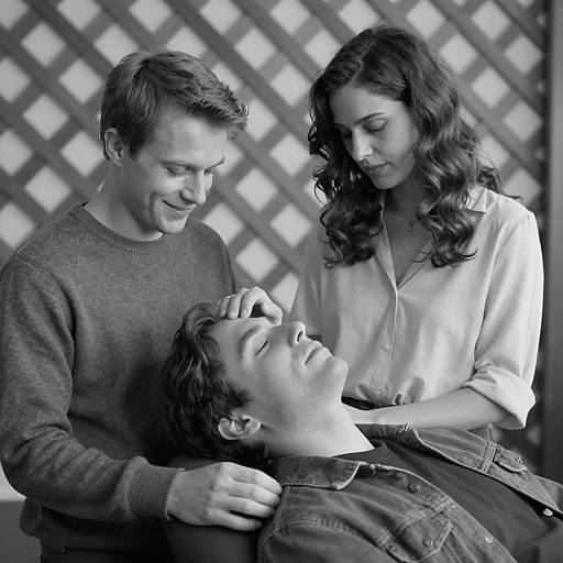 Supportive Friends Caring Moment