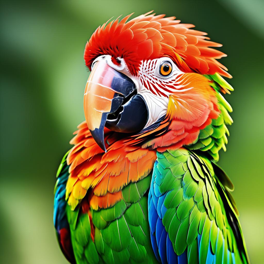 Vibrant Parrot Stock Image for Sale