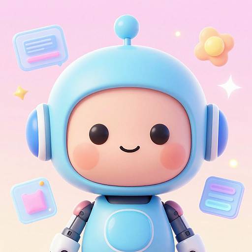 Cute AI Cartoon Profile Picture