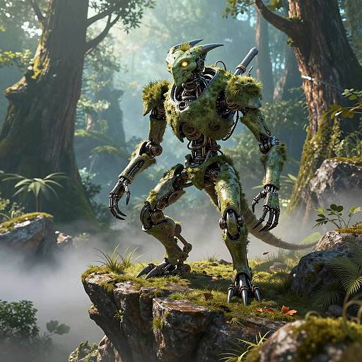 Mechanical-Natural Fantasy Creature