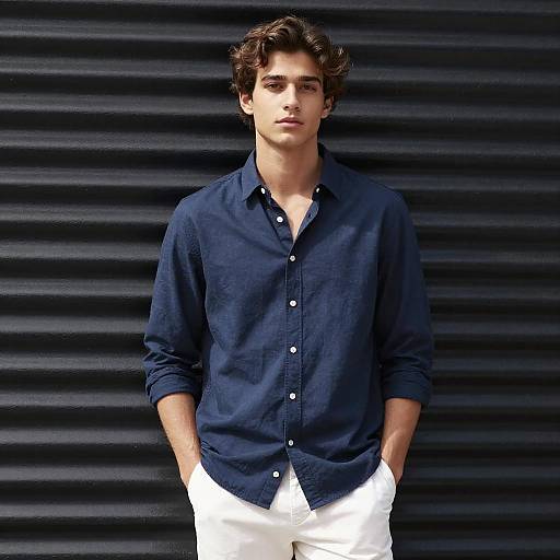 Casual Portrait of a Young Man