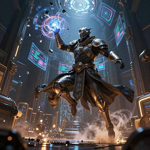 Arcane Techno-Mage in Action