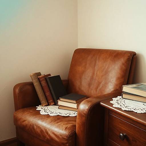 Cozy Vintage Reading Nook Scene