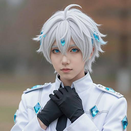 Stunning Antarcticite Cosplay in Nature