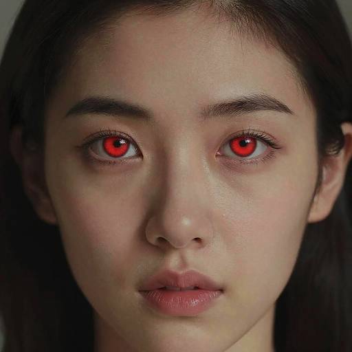 Cinematic Portrait with Red Eye Effect