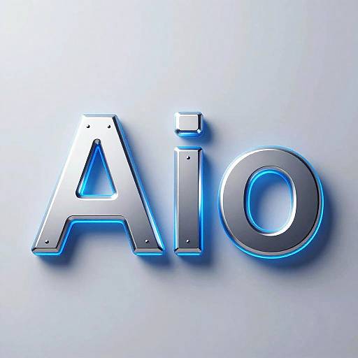 Futuristic Neon Aero Font UI