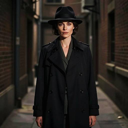 Stoic Female Noir Detective