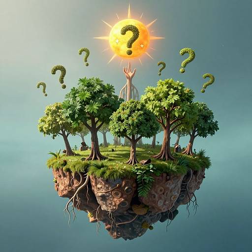 Upside-Down Trees with Alien Fruit