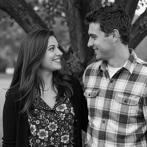 Capturing Smiles Beneath the Trees