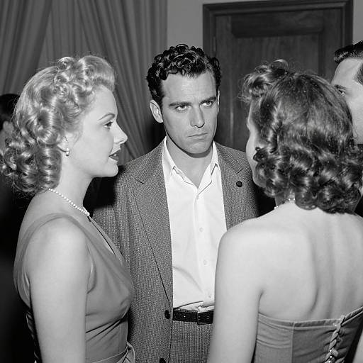 Vintage 1940s Party in Monochrome