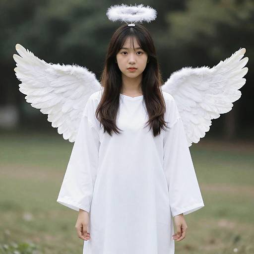 Simple Angel Costume Design