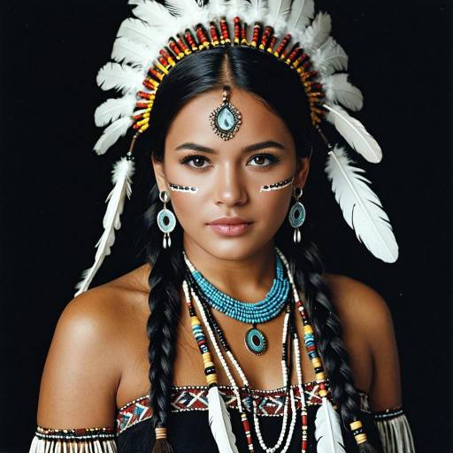 Realistic Native American Portrait