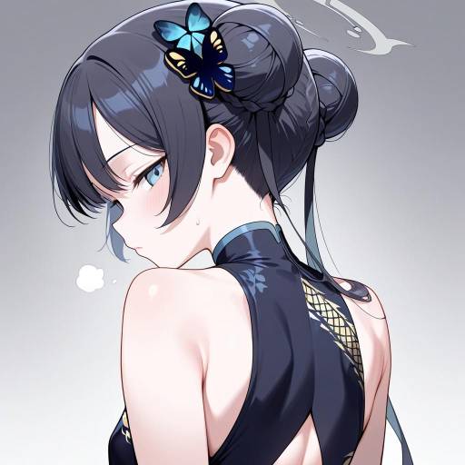 Kisaki from Blue Archive with Double Buns