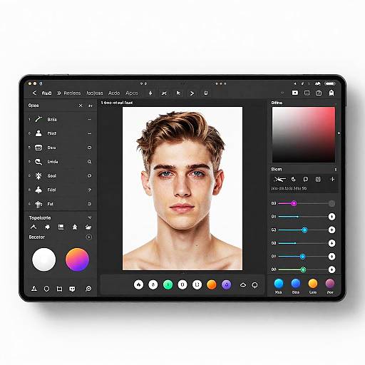 Modern Online Photo Face Editor