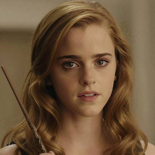 Portrait of Young Woman with Wand