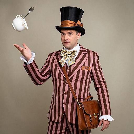 Mad Hatter in Whimsical Setting