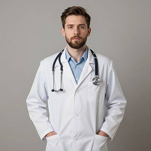 Realistic Male Doctor Portrait