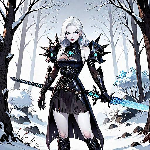 Corrupted Lich with Ice Sword