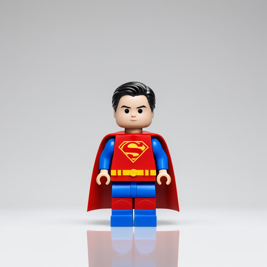 Customizable Superman Minifigure Design