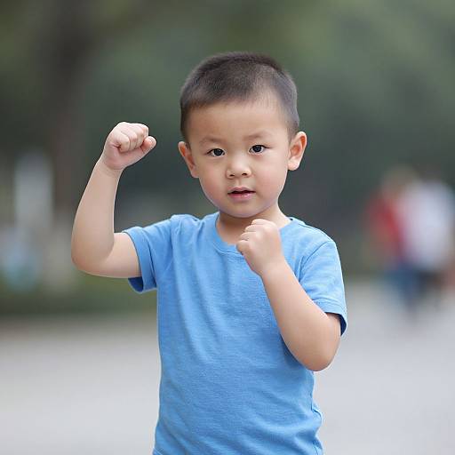 Solo Shota Boy in Babygrow Outdoors