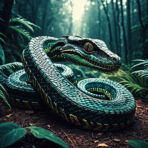 Augmented Reality Fantasy Serpent