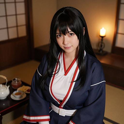 Photorealistic Woman in Urahara Costume