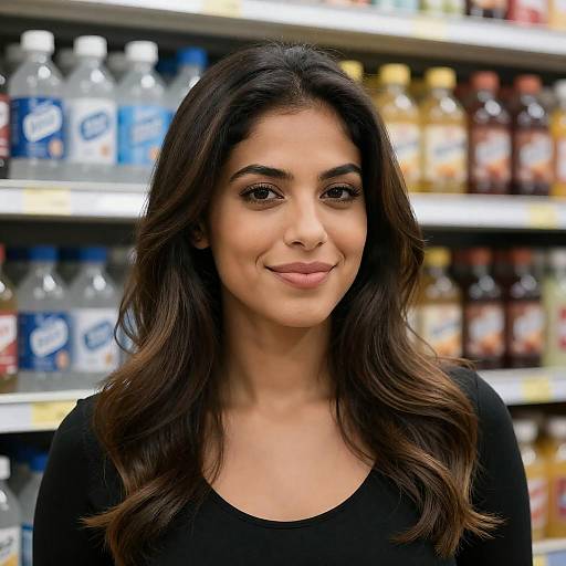 Soft Portrait of a Smiling Woman