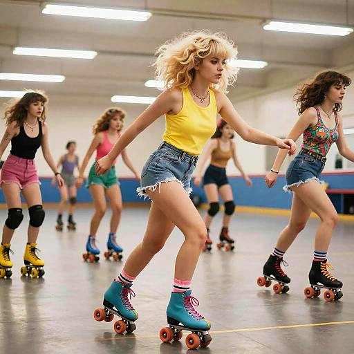 80s Roller Rink Retro Vibes