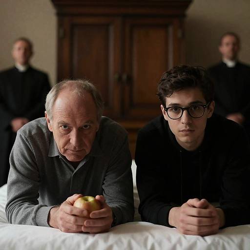 Intimate Moment Between Two Men