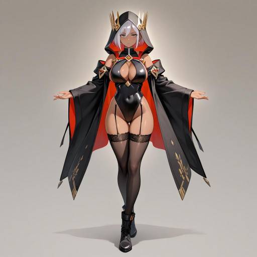 Enchanting Fair-Skinned Woman in Leotard Enchanting Fair-Skinned Woman in Leotard
