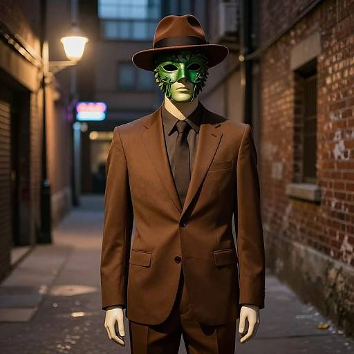 Surreal Mannequin in Urban Alley