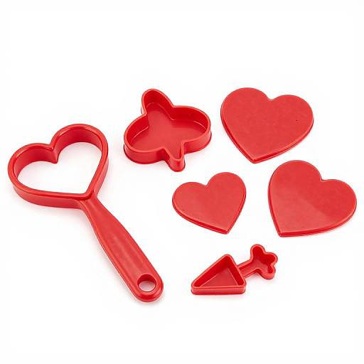 Heart-Shaped Fondant & Cookie Cutter Set