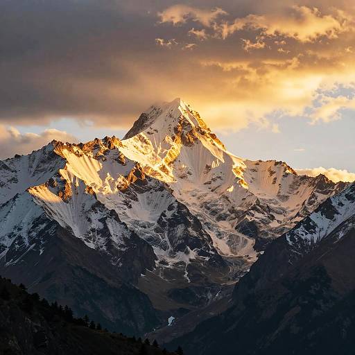 Majestic Sunrise Mountain Ranges