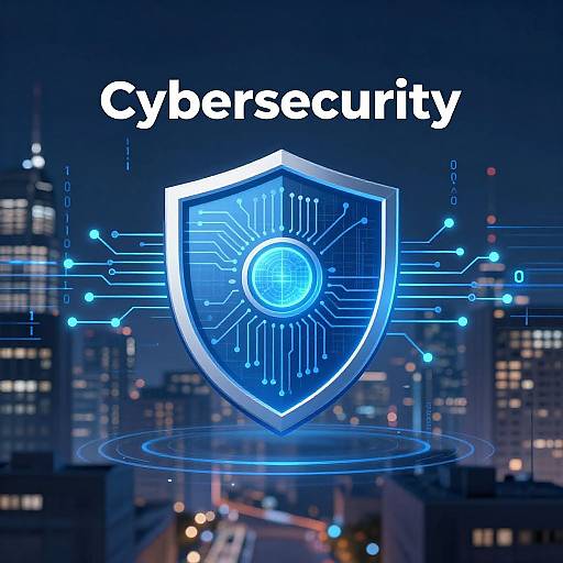 Futuristic Cybersecurity LinkedIn Banner
