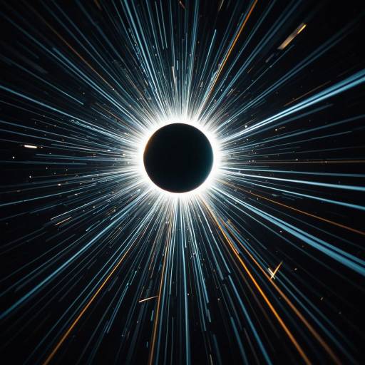 Abstract Supernova Explosion Illustration