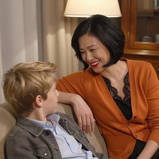 Intimate Moment Between Two Friends