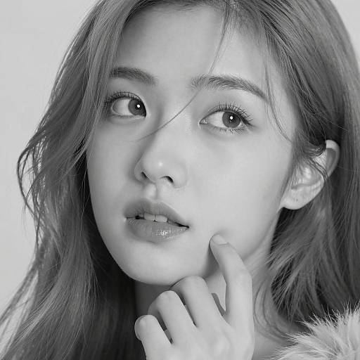 Expressive Young Woman in Soft Light