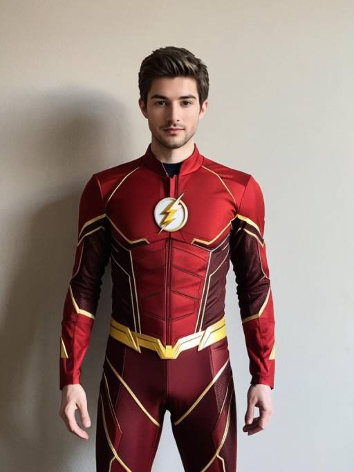 Man in The Flash Costume