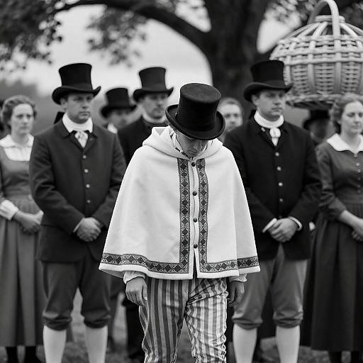 18th Century Historical Reenactment Scene