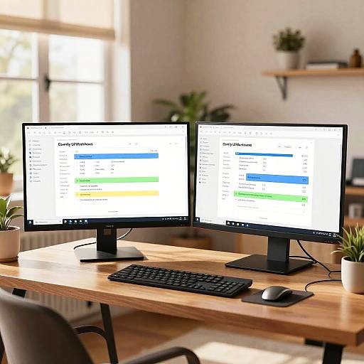 Cozy Home Office UI Workflows