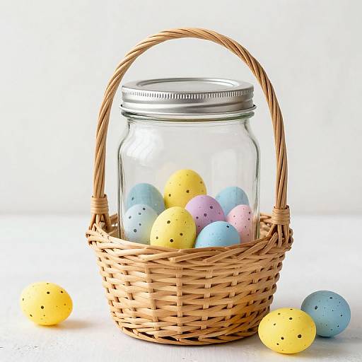 Mason Jar Easter Basket Idea
