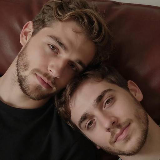 Intimate Portrait of Two Young Men