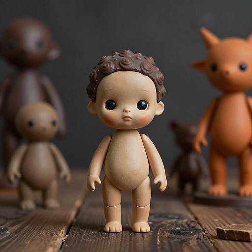 Whimsical Doll in Enchanted Woods