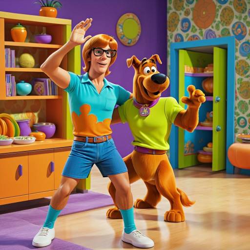 Scooby-Doo and Shaggy Funny Pose