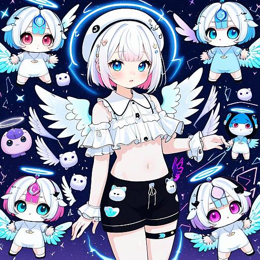 Illustration of Amemiya nazuna, vshojo in the style of Junsuina fujunbutsu