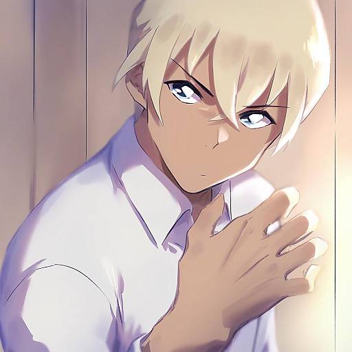 Illustration of Amuro tooru, meitantei conan in the style of Nejikyuu