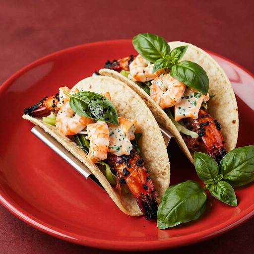 Vibrant Blackened Shrimp Tacos